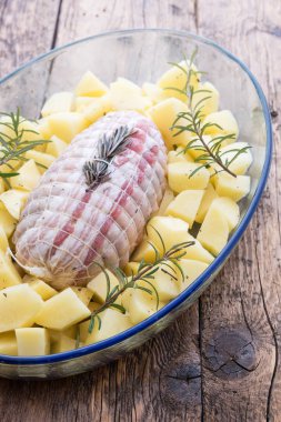 Kızarmış patates ile pişirmek