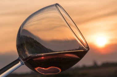 gün batımında tost