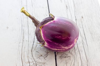 Biyolojik patlıcan portre