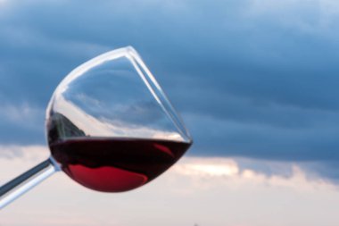 gün batımında tost