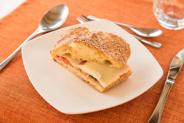Sicilian Cracked Bread Italy — Stock Photo, Image