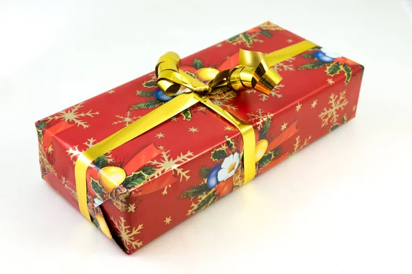 Weihnachtsgeschenke Verpackt Und Dekoriert — Stockfoto