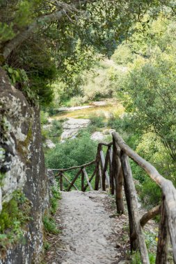 Sicilya tepelerinde yol
