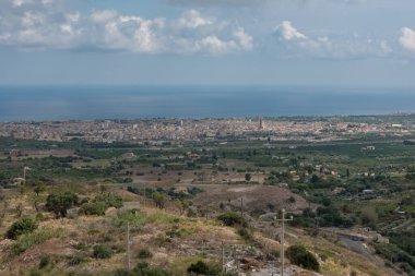 Avola Sicilya 'nın üst görünümü