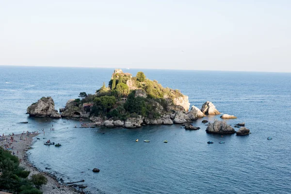 "Isola bella "Sicilien Italien panorama — Stockfoto