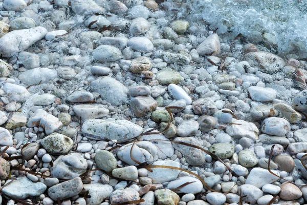 Ufer mit Steinstruktur — Stockfoto