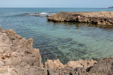 Sicilya 'nın muhteşem manzaraları (San Vito lo Capo)