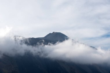 Etna manzarası Catania Sicilya İtalya