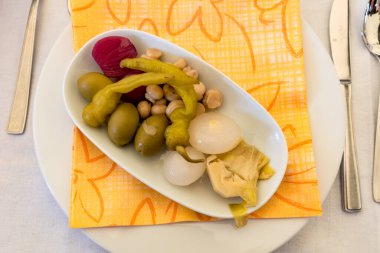 Turşu sebze yakın çekim