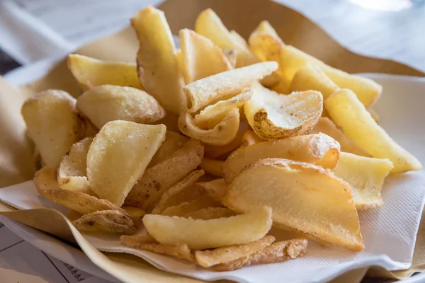 Handmade Fried Potatoes Close — Stock Photo, Image