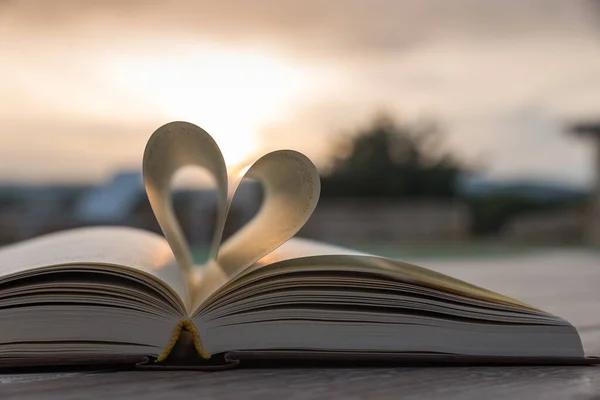 Lecturas Amor Noche — Foto de Stock