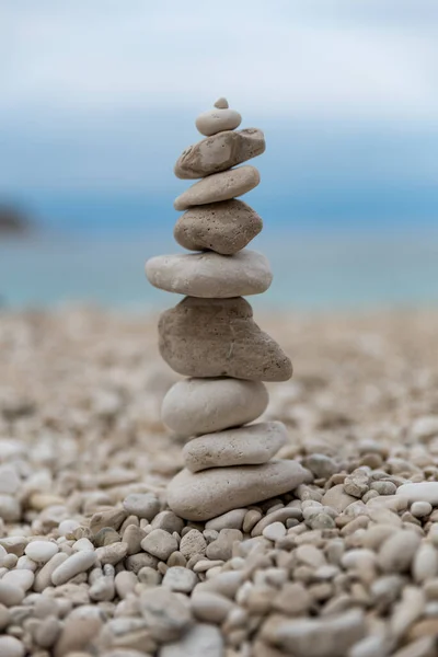 Equilibrio Piedra Cerca — Foto de Stock