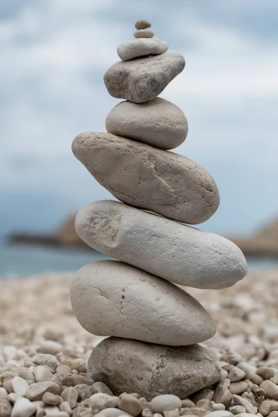 Equilibrio Piedra Cerca — Foto de Stock