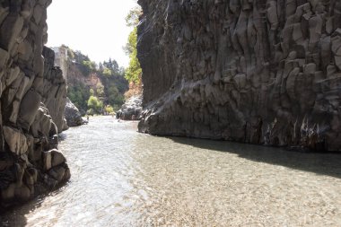 Alcantara Mağaraları Sicilya İtalya