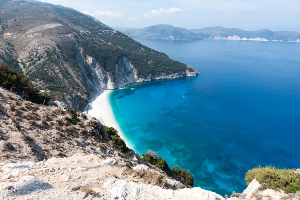 Plage Mirtos Céphalonie Grèce — Photo