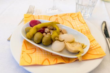 Turşu sebze yakın çekim