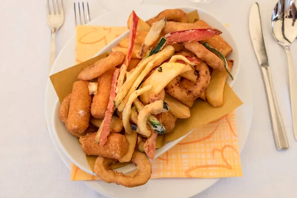 Fried Vegetable Close — Stock Photo, Image