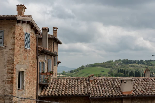 Vista Cidade Urbino — Fotografia de Stock