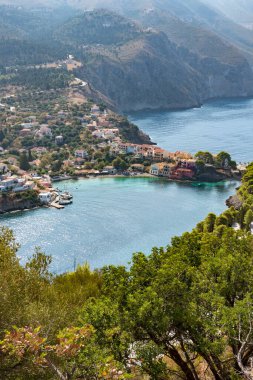 Assos Kefalonia Şehri Yunanistan