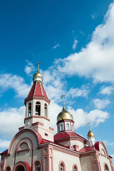 A cúpula da igreja cristã — Fotografia de Stock