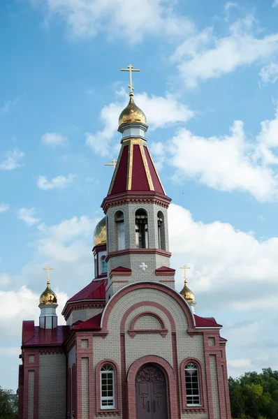 La cúpula de la iglesia cristiana — Foto de Stock