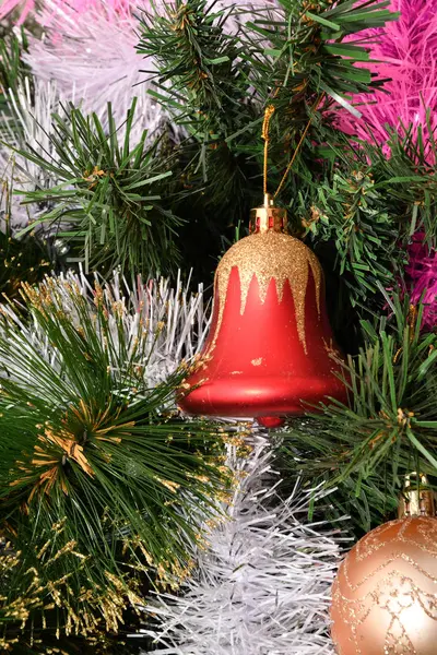 Colorful Christmas ornaments — Stock Photo, Image