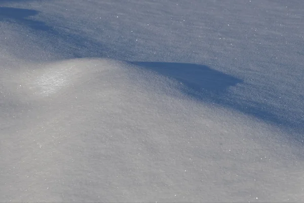 La consistenza della neve — Foto Stock