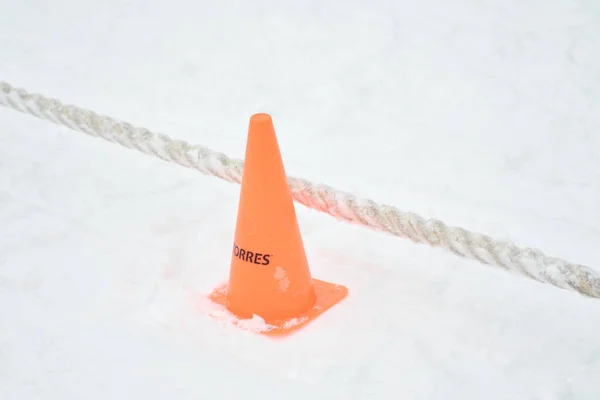 Orenburg, Ryssland - 26 januari 2017 år: studenter tävla i dragkampen — Stockfoto