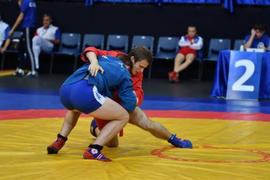 Orenburg, Rusya Federasyonu - 29 Ekim 2016: çocuklar yarışmalar Sambo