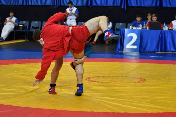 Orenburg, Rusia - 29 de octubre de 2016: Concursos para niños Sambo —  Fotos de Stock