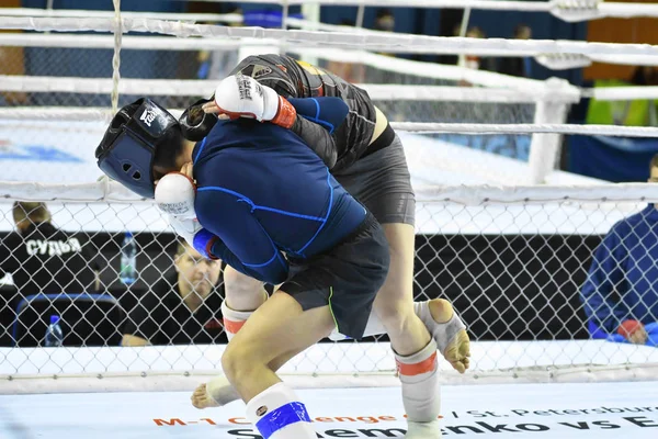 Orenburg, Ryssland - 18 februari 2017 år: stridande tävla i mixed martial arts — Stockfoto