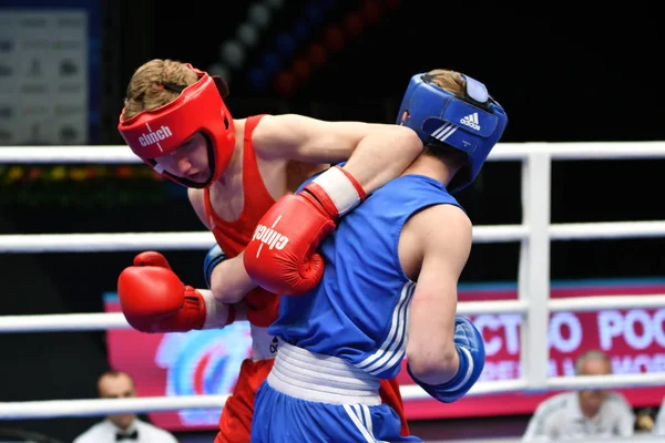 Orenburg, Rusland-7 mei 2017 jaar: jongens boxers concurreren — Stockfoto