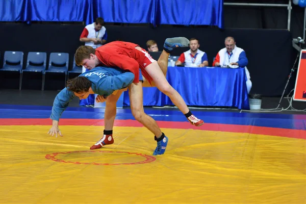 Orenburg, Federacja Rosyjska - 29 października 2016: zawody chłopców Sambo — Zdjęcie stockowe