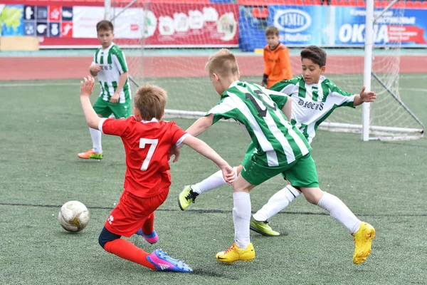 Orenburg, russland - 28. mai 2017 jahr: die jungen kicker — Stockfoto