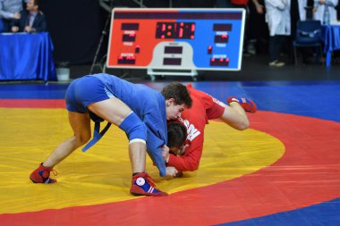 Orenburg, Rusya Federasyonu - 29 Ekim 2016: çocuklar yarışmalar Sambo