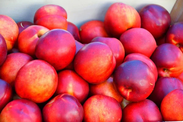 Nectarinas frescas y maduras —  Fotos de Stock