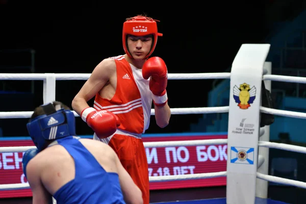 Orenburg, Rusland-7 mei 2017 jaar: jongens boxers concurreren — Stockfoto