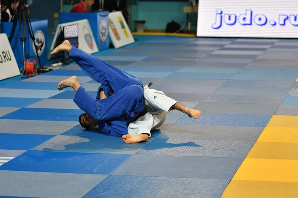 Orenburg, Rusya Federasyonu - 21 Ekim 2016: Boys rekabet Judo