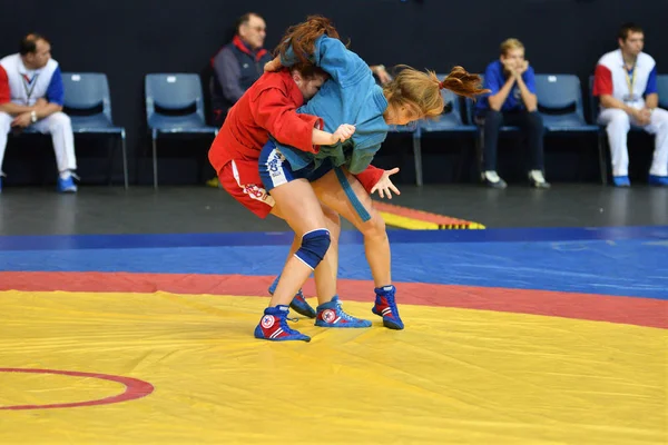 Orenburg, russland - 29. oktober 2016: sambo-wettkämpfe für Jungen — Stockfoto