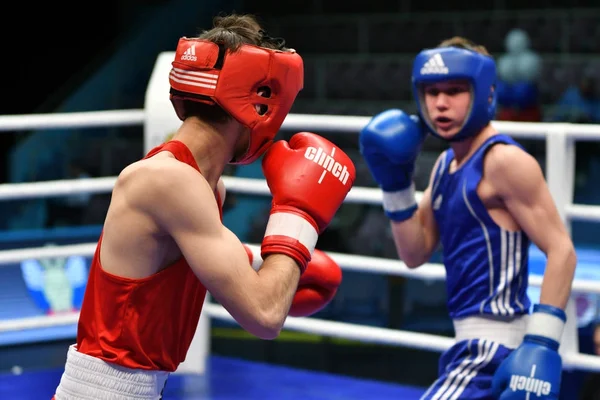 Orenburg, Rusia-7 mai 2017 an: Boys boxeri concura — Fotografie, imagine de stoc