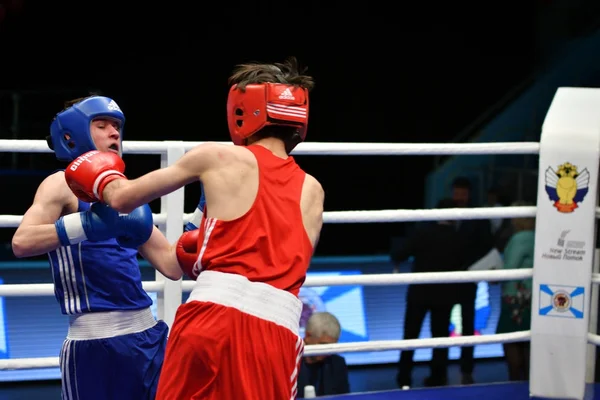 Orenburg, Rusland-7 mei 2017 jaar: jongens boxers concurreren — Stockfoto