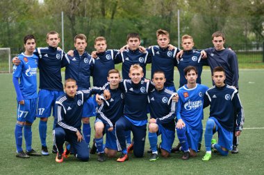 Orenburg, Rusya 6 Haziran 2017 yıl: Boys oyun futbol