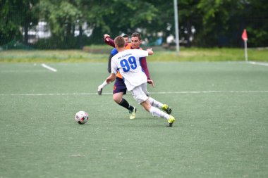 Orenburg, Rusya 6 Haziran 2017 yıl: Boys oyun futbol