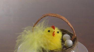 Tatil için yapılan Paskalya yuva