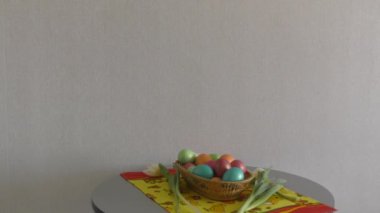 Paskalya yumurtası tatil için hazırlanan