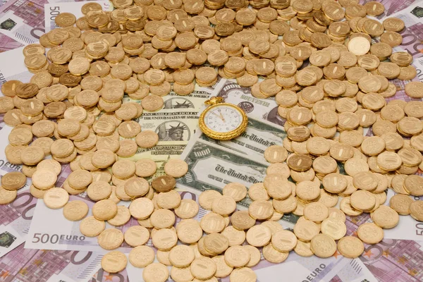 Conceito de negócio - "tempo é dinheiro " Imagem De Stock