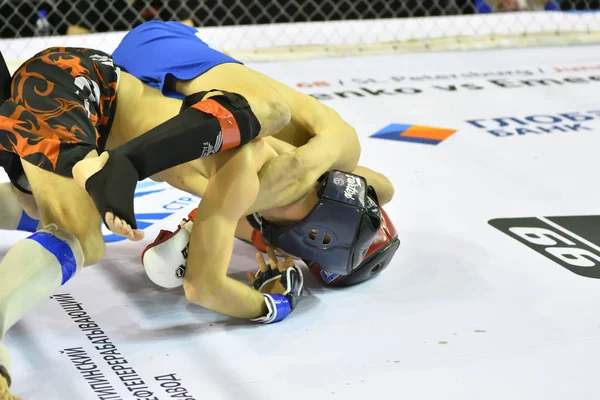 Orenburg, russland - 18. februar 2017 jahr: die kämpfer messen sich in mixed martial arts (mma) — Stockfoto