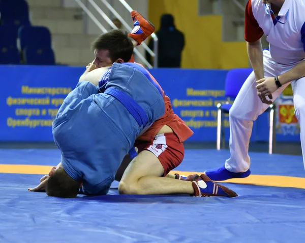 Orenburg Rússia Outubro 2019 Competições Meninos Autodefesa Sem Armas Campeonato — Fotografia de Stock