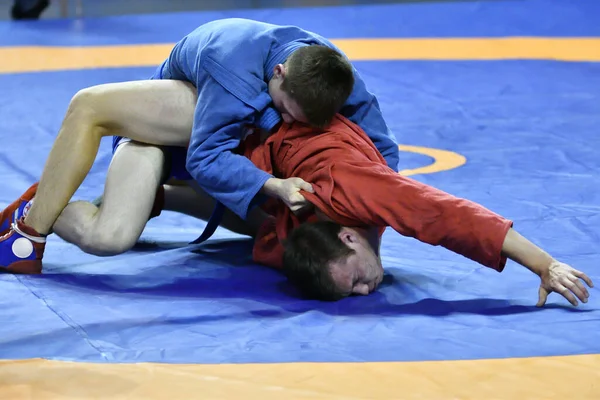 Orenburg Rússia Outubro 2019 Competições Meninos Autodefesa Sem Armas Campeonato — Fotografia de Stock