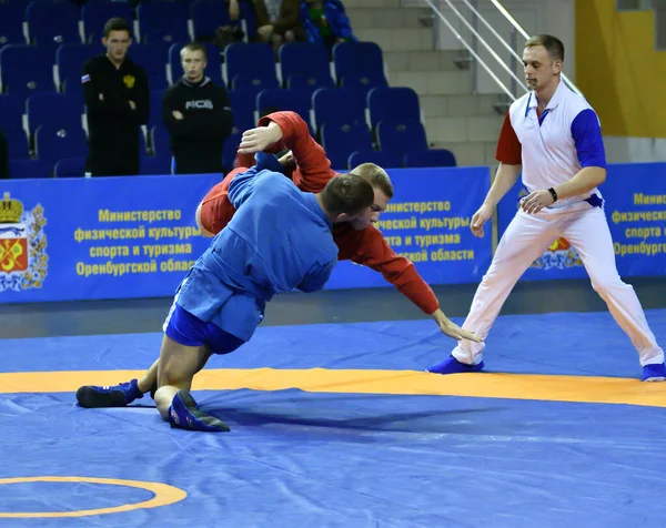 Orenburg Rússia Outubro 2019 Competições Meninos Autodefesa Sem Armas Campeonato — Fotografia de Stock